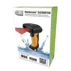 Adesso NuScan 5200TU Handheld bar code reader 1D/2D CMOS Yellow