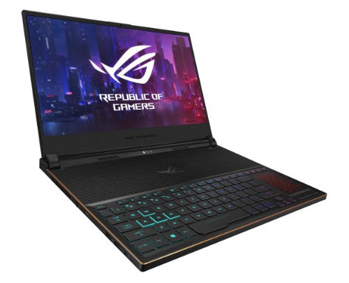 ASUS ROG Zephyrus S GX531GX-XS74 Intel® Core™ i7 i7-8750H Laptop 15.6" Full HD 16 GB DDR4-SDRAM 512 GB SSD NVIDIA® GeForce RTX™ 2080 Max-Q Wi-Fi 5 (802.11ac) Windows 10 Pro Black