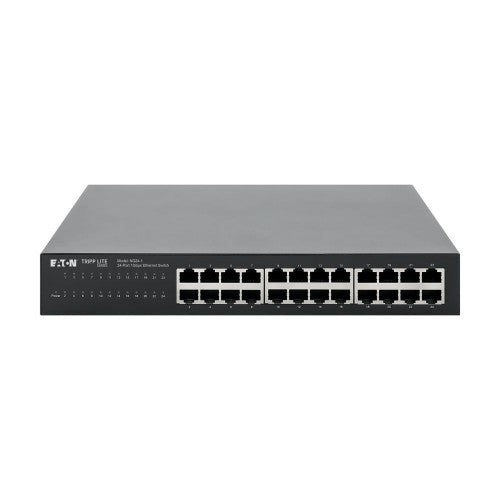 Eaton NG24-1 network switch Unmanaged Gigabit Ethernet (10/100/1000) 1U Black