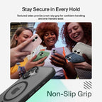 Belkin SheerForce Grip mobile phone case 6.3" Cover Black, Translucent
