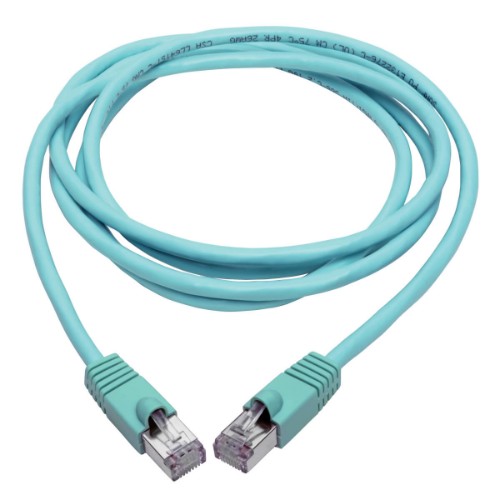 Tripp Lite N262-008-AQ networking cable Aqua color 95.7" (2.43 m) Cat6a S/UTP (STP)