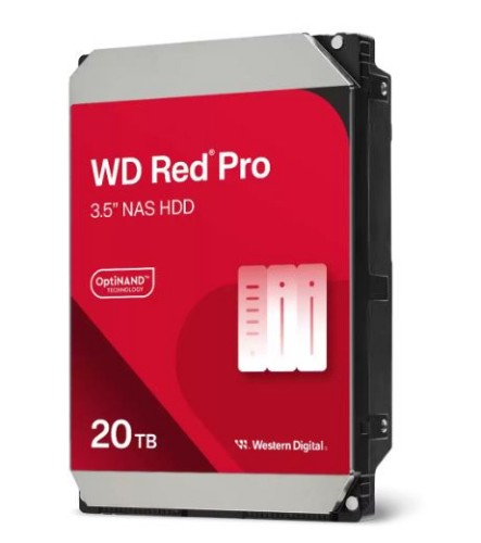 Western Digital Red Pro WD202KFGX internal hard drive 20 TB 7200 RPM 512 MB 3.5" Serial ATA III