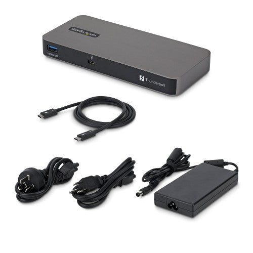 StarTech.com 303NA-TB5-HUB interface hub Thunderbolt 5 80 Mbit/s Gray