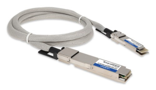 AddOn Networks OSFP-QDD-400GB-MX-PDAC2M-AO InfiniBand/fibre optic cable 78.7" (2 m) QSFP-DD DAC Gray, Stainless steel