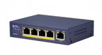 Amer Networks SG4P1AT network switch Unmanaged Gigabit Ethernet (10/100/1000) Power over Ethernet (PoE) Gray