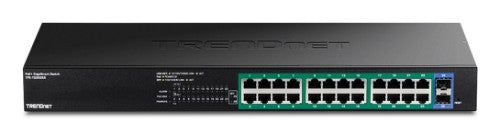 Trendnet TPE-TG262ES network switch Managed Gigabit Ethernet (10/100/1000) Power over Ethernet (PoE) Black