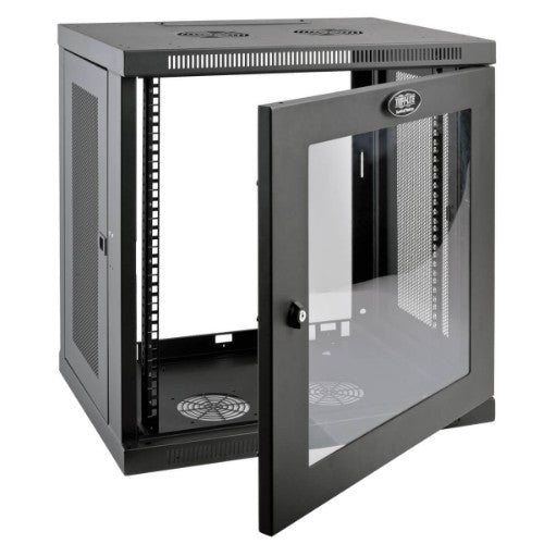 Tripp Lite SRW12UG rack cabinet 12U Wall mounted rack Black