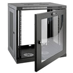 Tripp Lite SRW12UG rack cabinet 12U Wall mounted rack Black