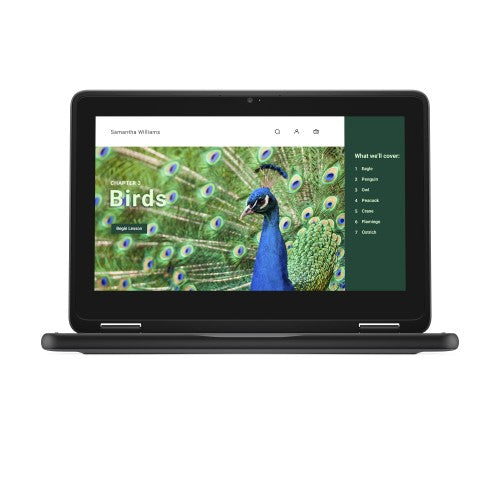 DELL Chromebook 3120 2-in-1 Intel® N N100 11.6" Touchscreen HD 4 GB LPDDR5-SDRAM 64 GB eMMC Wi-Fi 6 (802.11ax) ChromeOS Black