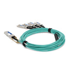 AddOn Networks MFA7A50-C010-AO InfiniBand/fibre optic cable 393.7" (10 m) QSFP28 4x SFP28 AOC Aqua color