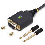 StarTech.com 1P1FFCN-USB-SERIAL serial cable Black 11.8" (0.3 m) USB Type-A DB-9