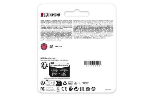 Kingston Technology 256GB Canvas React Plus SDXC UHS-II 280R/150W U3 V60 for Full HD/4K