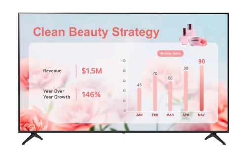 LG PK340S Digital signage flat panel 65" 300 cd/m² 4K Ultra HD Black Built-in processor WebOS