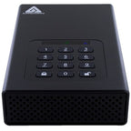 Apricorn Aegis Padlock DT external hard drive 18 TB USB Type-B 3.2 Gen 1 (3.1 Gen 1) Black