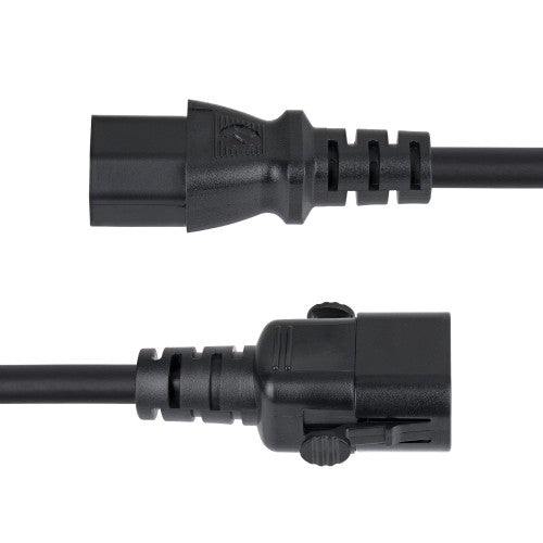 StarTech.com C14LC1318G10ABK6FT power cable Black 70.9" (1.8 m) C14 coupler C13 coupler