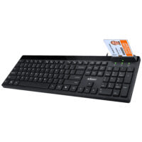 Adesso AKB-140SB keyboard Mouse included Home USB QWERTY US English Black