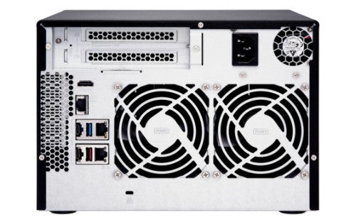 QNAP TVS-672X NAS Tower Ethernet LAN Black i3-8100T