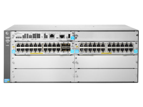 HPE 5406R 44GT PoE+ & 4-port SFP+ (No PSU) v3 zl2 Managed L3 Gigabit Ethernet (10/100/1000) Power over Ethernet (PoE) 4U Gray