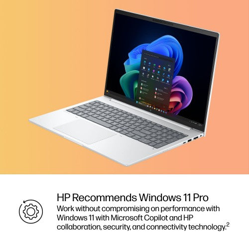HP EliteBook 8 G1a Next Gen AI PC Wolf Pro Security Edition Copilot+ PC AMD Ryzen AI 7 PRO 350 Laptop 16" Touchscreen WUXGA 32 GB DDR5-SDRAM 1 TB SSD Wi-Fi 7 (802.11be) Windows 11 Pro Silver