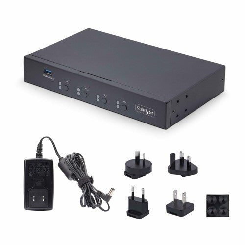 StarTech.com P4A20132-KM-SWITCH KVM switch Black
