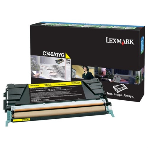 C746A1YG Toner yellow, 7K pages
