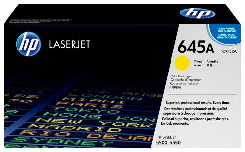 C9732A (645A) Toner yellow, 12K pages @ 5% coverage