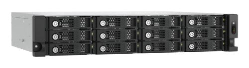 QNAP TL-R1200PES-RP HDD/SSD enclosure Black, Gray 2.5/3.5"
