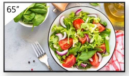 Sony FW-65BZ35L signage display Digital signage flat panel 65" LCD Wi-Fi 550 cd/m² 4K Ultra HD Black Android 24/7