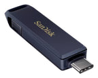 SanDisk iXpand USB flash drive 64 GB USB Type-C / Lightning 3.2 Gen 1 (3.1 Gen 1) Blue