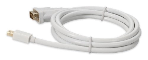 AddOn Networks MDP2DVIDMM6W video cable adapter 72" (1.83 m) Mini DisplayPort DVI-D White