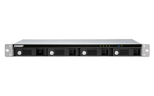 QNAP TR-004U-US storage drive enclosure HDD/SSD enclosure Black, Gray 2.5/3.5"