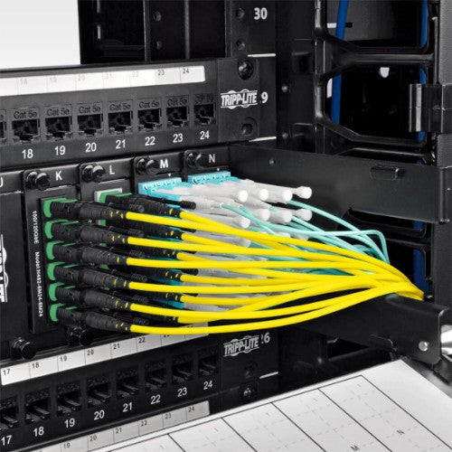 Eaton N390-01M-8LC-AP InfiniBand/fibre optic cable 39.4" (1 m) MPO/MTP OFNP Black, Blue, Green, Yellow