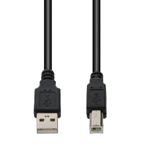 AddOn Networks USBEXTAB12 USB cable USB 2.0 144.1" (3.66 m) USB A USB B 0.48 Gbit/s Black
