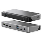 ALOGIC DUPRMX2-WW laptop dock/port replicator Wired USB 3.2 Gen 1 (3.1 Gen 1) Type-C Gray, Black