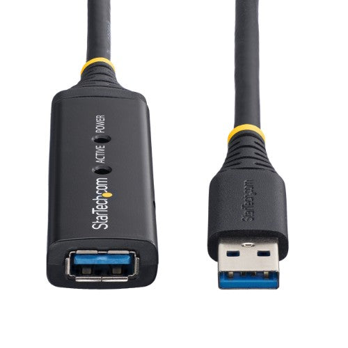 StarTech.com USB3AAEXT5M USB cable USB 3.2 Gen 1 (3.1 Gen 1) 196.9" (5 m) USB A Black