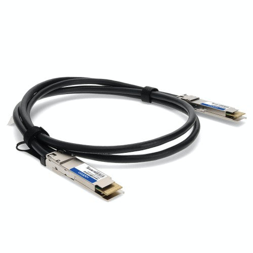 AddOn Networks CAB-D-D-400G-0-5M-AO InfiniBand/fibre optic cable 19.7" (0.5 m) QSFP-DD Black