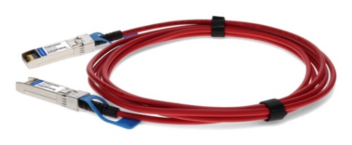 AddOn Networks SFP-H10GB-CU2-5M-RD-AO InfiniBand/fibre optic cable 98.4" (2.5 m) SFP+ DAC Red, Stainless steel