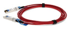 AddOn Networks SFP-H10GB-CU2-5M-RD-AO InfiniBand/fibre optic cable 98.4" (2.5 m) SFP+ DAC Red, Stainless steel