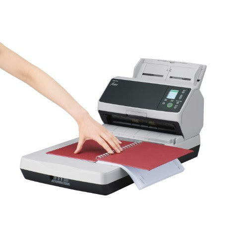 Ricoh fi-8270 ADF + Manual feed scanner 600 x 600 DPI A4 Black, Gray