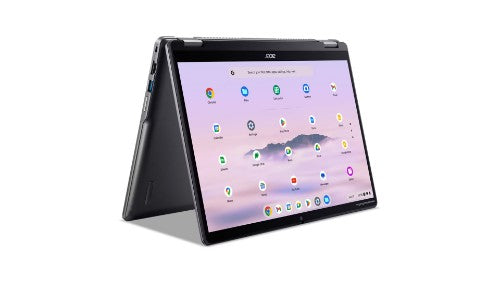 Acer Chromebook CPE594-1N-57ZJ Intel Core 5 120U 14" Touchscreen Full HD 16 GB LPDDR5x-SDRAM 256 GB SSD Wi-Fi 6E (802.11ax) ChromeOS US English Metallic