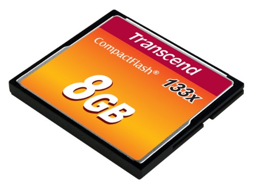 Transcend 8GB, CF Card, MLC, 133X