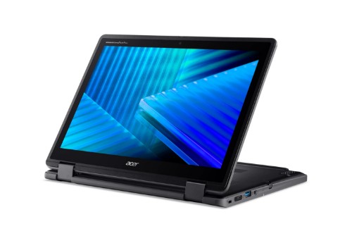 Acer TravelMate Spin B3 TMB312RN-31-C4L8NA Intel® N N150 Hybrid (2-in-1) 12.2" Touchscreen WUXGA 8 GB LPDDR5x-SDRAM 128 GB eMMC Wi-Fi 7 (802.11be) Windows 11 Pro Academic Black