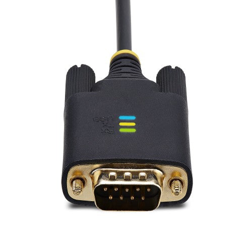 StarTech.com 1P10FFC-USB-SERIAL serial cable Black 118.1" (3 m) USB Type-A DB-9
