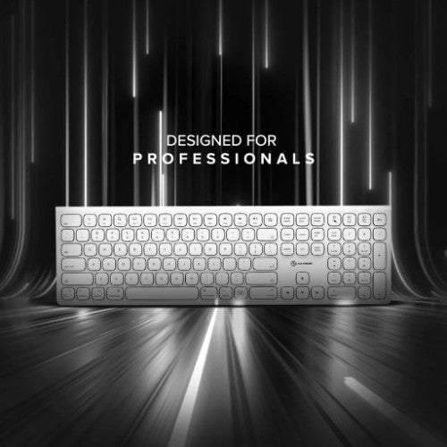 ALOGIC ASKBT3M keyboard Home/Office Bluetooth QWERTY US English White