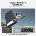 Belkin SheerForce Protect mobile phone case 6.5" Cover Black