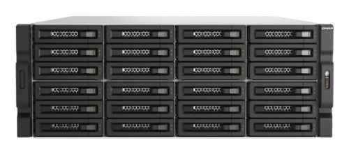 QNAP TL-R2400PES-RP storage drive enclosure HDD/SSD enclosure Black, Gray 2.5/3.5"