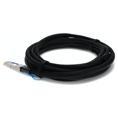AddOn Networks MC2609130-005-AO InfiniBand/fibre optic cable 196.9" (5 m) QSFP+ 4xSFP+ Black