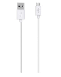 Belkin 1.2m USB 2.0 - microUSB m/m USB cable 47.2" (1.2 m) USB A Micro-USB B White