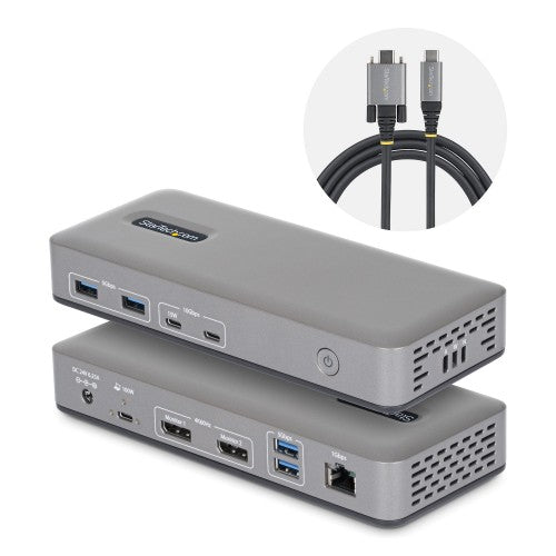 StarTech.com 201N-USBC-DOCK laptop dock/port replicator Wired USB 3.2 Gen 2 (3.1 Gen 2) Type-C Gray