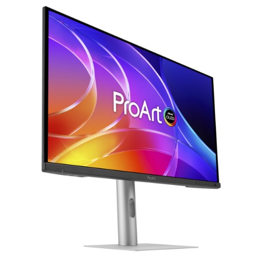 ASUS ProArt OLED PA279CDV computer monitor 26.5" 3840 x 2160 pixels 4K Ultra HD QD-OLED Black, Silver